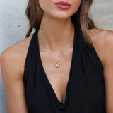 14kt Puff Heart Necklace