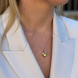 14kt Puff Heart Necklace