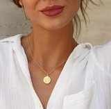 Golden Coin Pendant