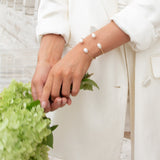 Gold Dueling Pearl Cuff