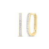 U-Hoop 14KT Gold & Diamond