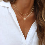 Small Golden Links 'Charm Enhancer' Lariat