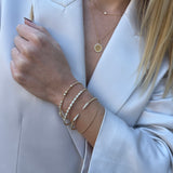 14kt Gold & Diamond Open Point Flex Bracelet