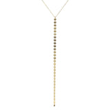 Book Chain Disc Lariat