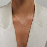 14kt GOLD & DIAMOND CROSS