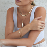 Rolo Chain Bracelet ~ 14kt Gold-Filled