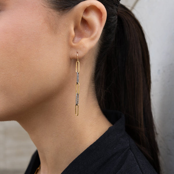 Emmy Edge Five Link Earring