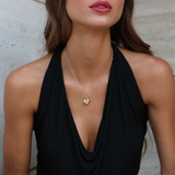 14kt Puff Heart Necklace