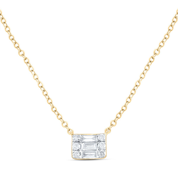 Diamond Mosaic Necklace