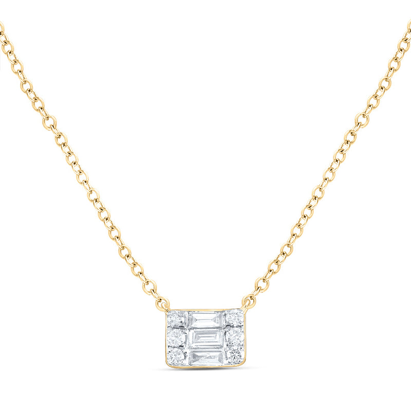 Diamond Mosaic Necklace