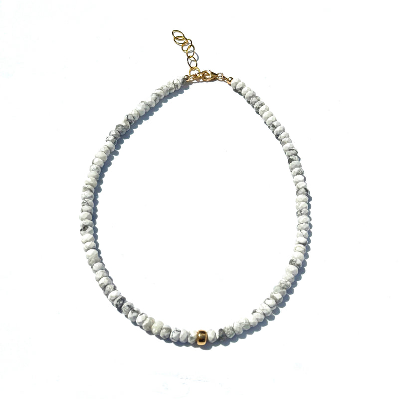 Howlite Gemstone Necklace