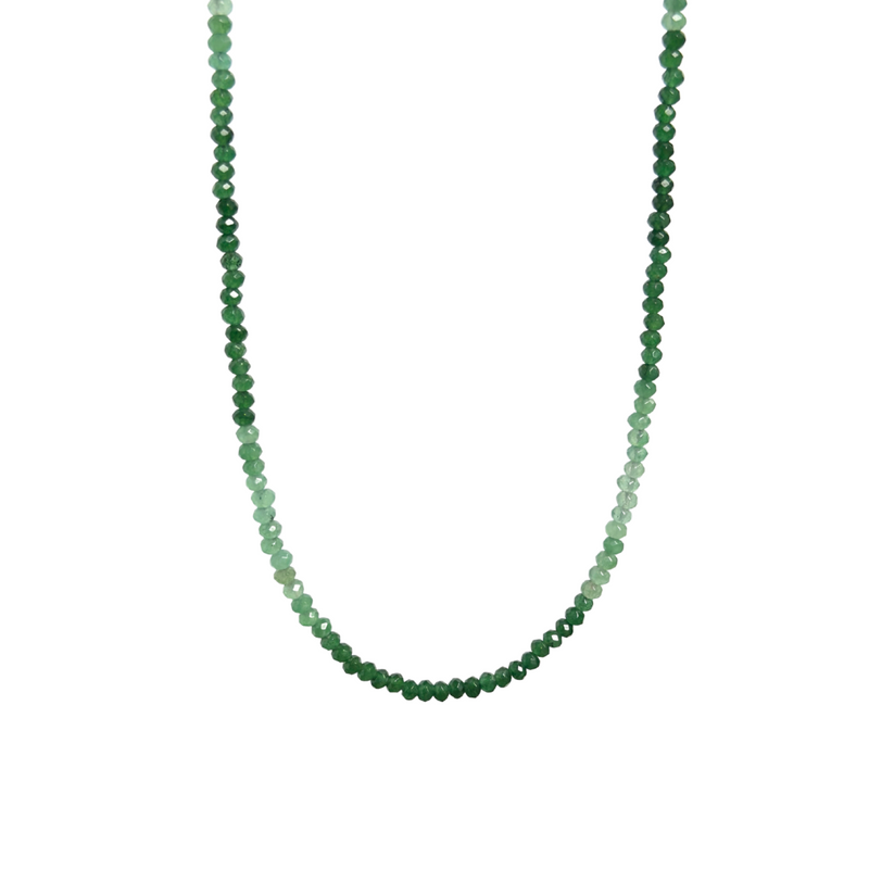 VERDE OMBRE GEMSTONE NECKLACE