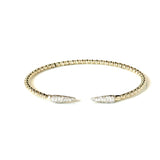 14kt Gold & Diamond Open Point Flex Bracelet