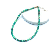 Faceted Chrysophrase Gemstone Necklace