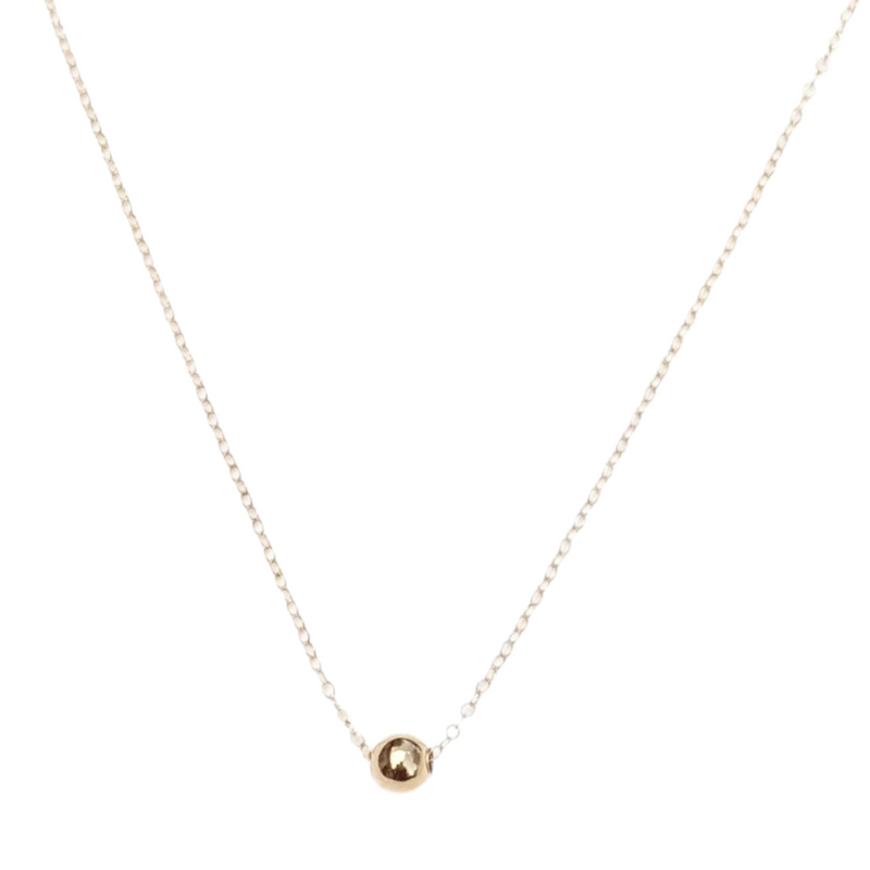 Amelia - Gold Ball Necklace