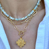 Multi Earthtone Gemstone Necklace