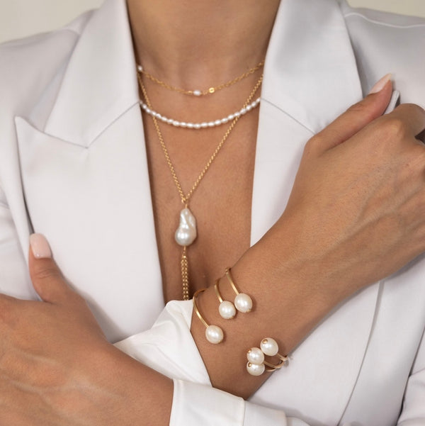 Keshi Pearl Lariat