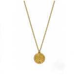 Golden Coin Pendant / Henley