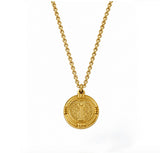 Golden Coin Pendant / Henley