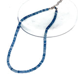 Petite Denim Aventurine Gemstone Necklace