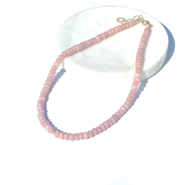 Blush Rose Quartz Necklace