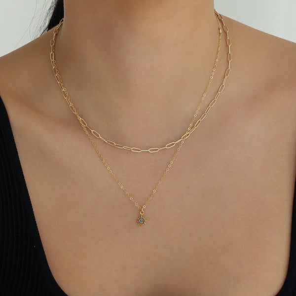 STARBURST - Pave Diamond Necklace