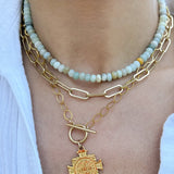 Multi Earthtone Gemstone Necklace