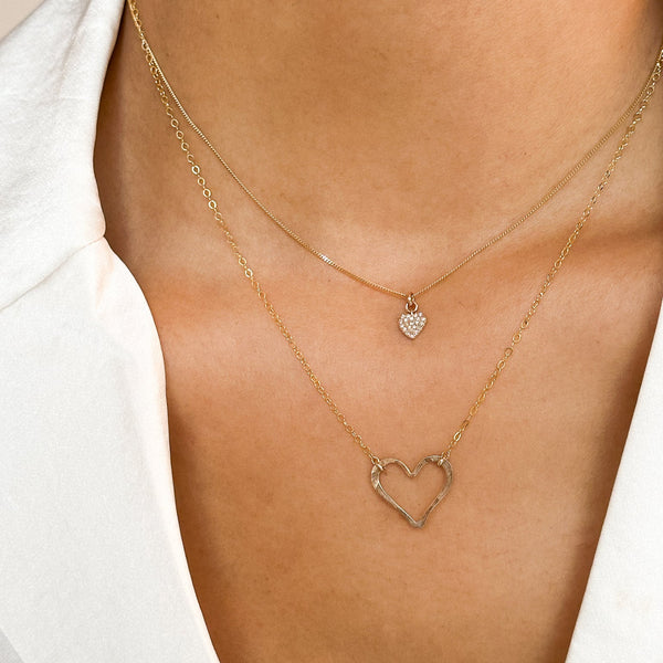 OPEN HEART NECKLACE