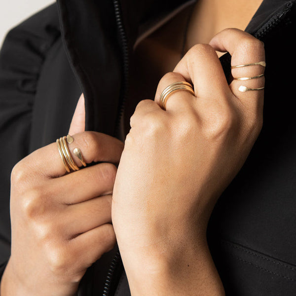 Gold Cuff Ring