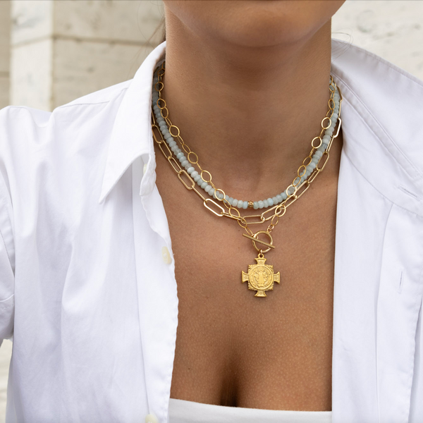 ARIANA - CROSS PENDANT NECKLACE