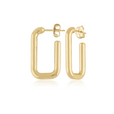 KARLY MEDIUM ELONGATED RECTANGLE EARRING