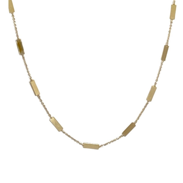 14kt Gold Bar Necklace