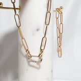 Friendship Necklace - 14kt Gold & Diamond