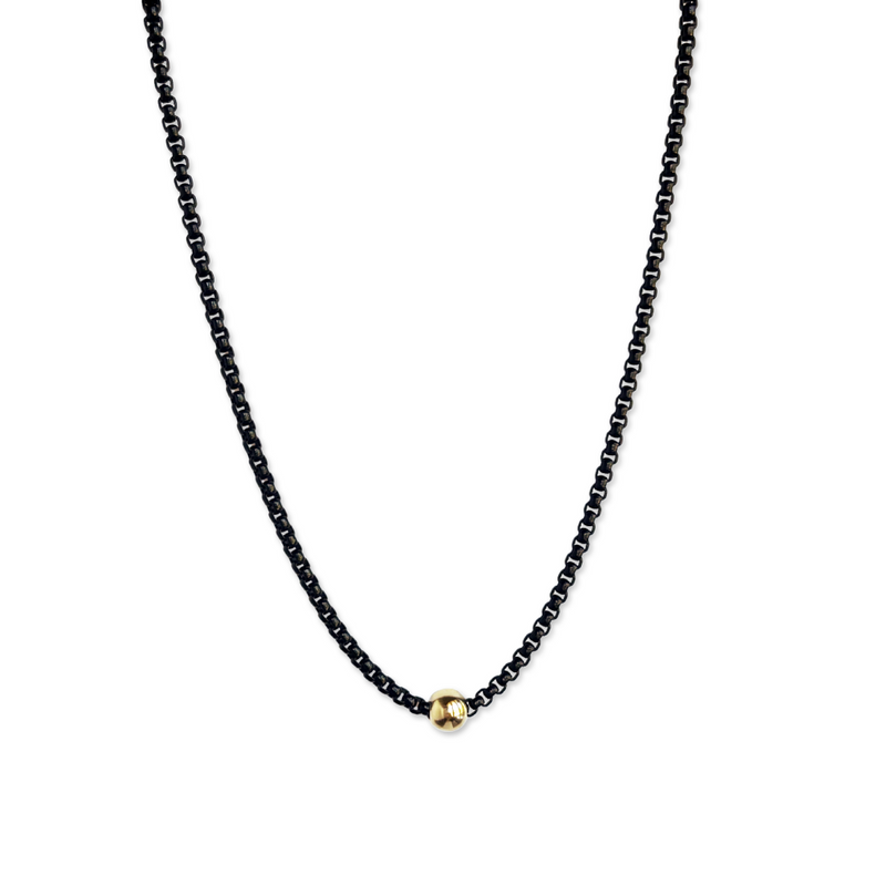 Black Enamel Chain