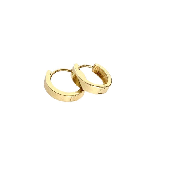 14kt gold huggies